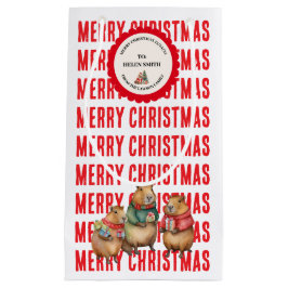 SACOLA PARA PRESENTES PEQUENA XMAS GIFT BAG