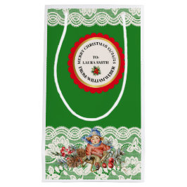 SACOLA PARA PRESENTES PEQUENA XMAS GIFT BAG