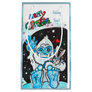 Sacola Para Presentes Pequena Yeti Holiday Hugs