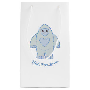 Sacola Para Presentes Pequena Yeti para o Amor