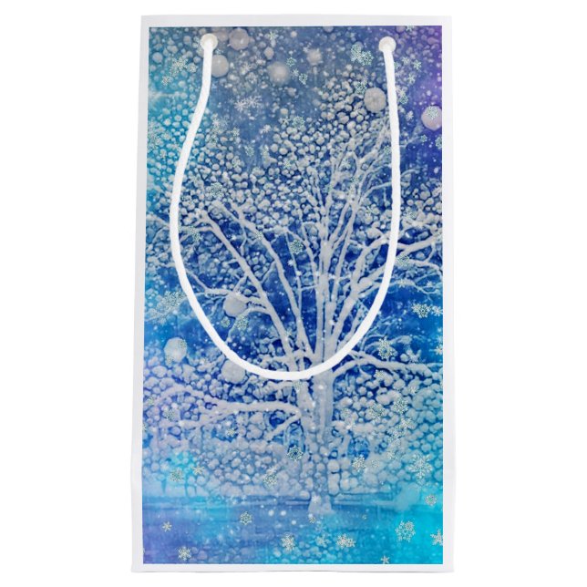 Sacola Para Presentes Pequena Yule Seja Abençoado (Frente)