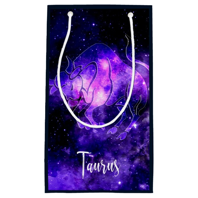Sacola Para Presentes Pequena Zodíaco: Taurus (Frente)