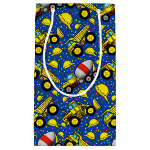 Sacola Para Presentes Pequena Zona de Construção - Saco do Presente