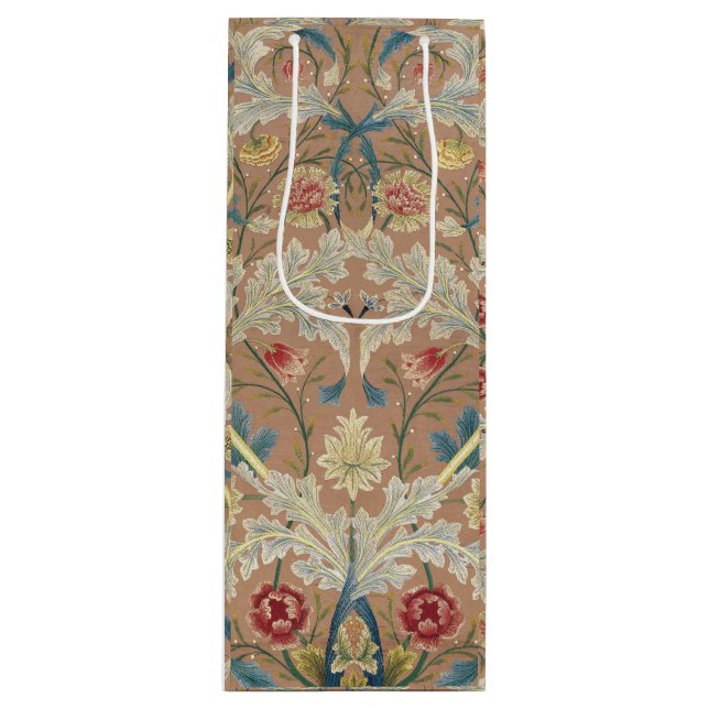 Sacola Para Vinho 1875 Vintage William Morris (Frente)