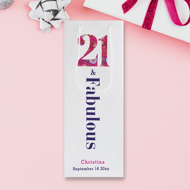 Sacola Para Vinho 21 e Saco fabuloso para presentes de vinho anivers (Criador carregado)