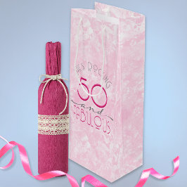Sacola Para Vinho 50 e Fabulosa Tipografia retrorreflectora cor-de-r