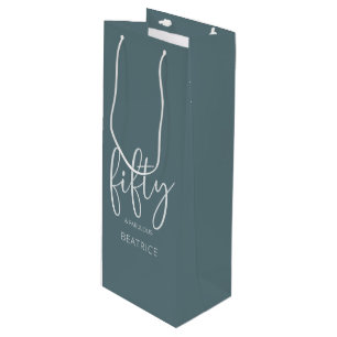 Sacola Para Vinho 50 e Fabuloso Script Moderno