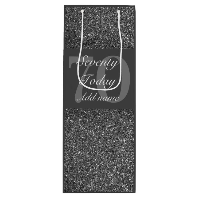 Sacola Para Vinho 70 de bolsa especial de presente de aniversário pe (Frente)