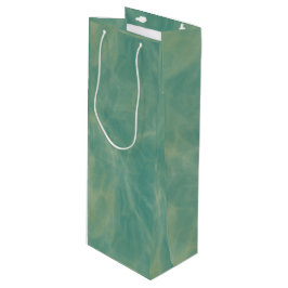 Sacola Para Vinho abstrato de mármore verde