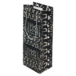 Sacola Para Vinho African Print Wine Gift Bag