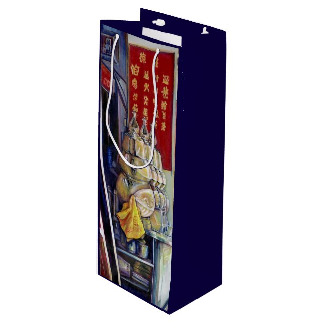 Sacola Para Vinho Alegadamente Probabilista (Frente inclinada)