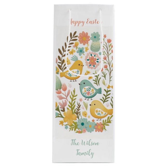 Sacola Para Vinho 🐣 alemão Oster Delight Wine 🌸 Gift Bag (Frente)