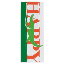 Sacola Para Vinho Alligator Birthday Wine Bag