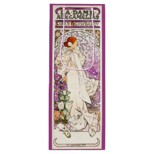 Sacola Para Vinho Alphonse Mucha La Dame 1896 Art Nouveau Vintage