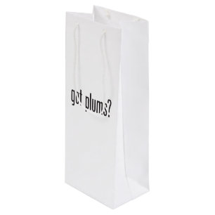 Sacola Para Vinho ameixas obtidas