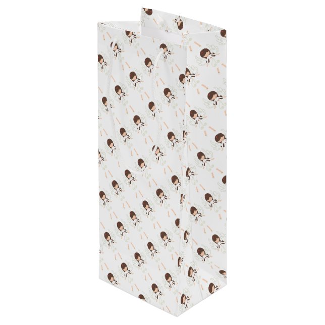 Sacola Para Vinho Angel Natal (Verso inclinado)