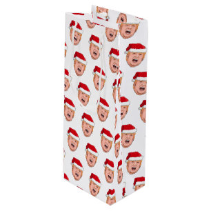 Sacola Para Vinho Angry Donald Trump Christmas