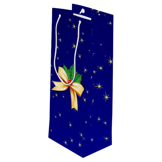 Sacola Para Vinho Arco de Natal (Verso inclinado)