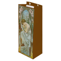 Art Nouveau Mucha Dama Dormindo Descanso Noturno