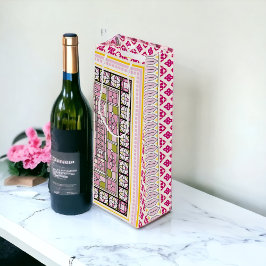 Sacola Para Vinho Arte vibrante