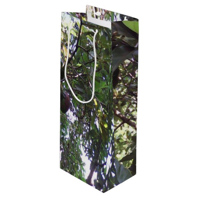 Sacola Para Vinho Árvore Avocado (Frente inclinada)