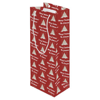 Sacola Para Vinho Árvore de Natal