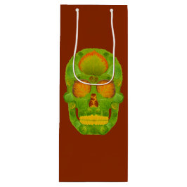 Sacola Para Vinho Aspen Folha Skull 10