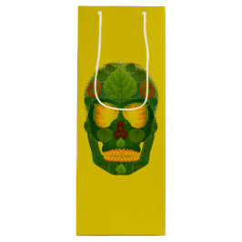 Sacola Para Vinho Aspen Leaf Skull 9