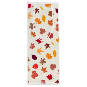 Sacola Para Vinho Autumn Vibes Cai Folhas