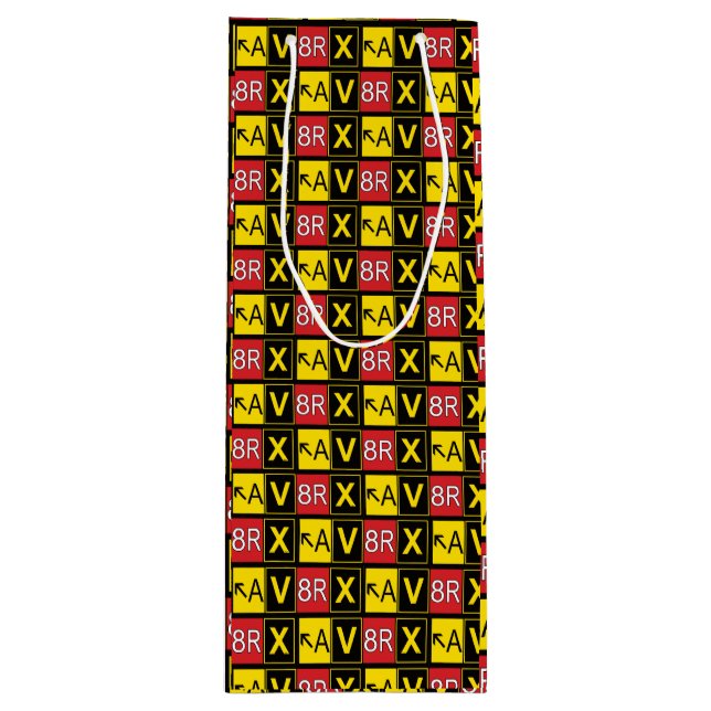 Sacola Para Vinho Aviatrix - AV8RX (Frente)