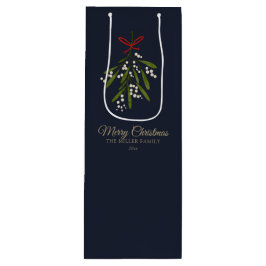 Sacola Para Vinho Bag Gift com marinho simples