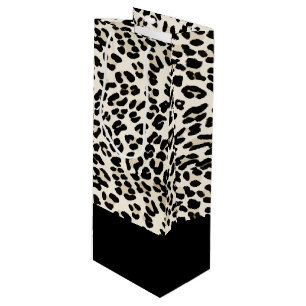Sacola Para Vinho Bag Personalizável de Presente de Impressão Leopar