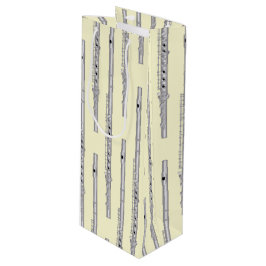 Sacola Para Vinho Banda de Professores de Música Flute Musical