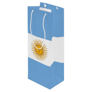Sacola Para Vinho Bandeira da Argentina