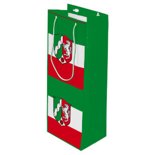 Sacola Para Vinho Bandeira da Renânia do Norte-Vestefália Vinho Bag