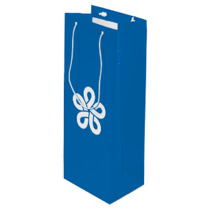 Sacola Para Vinho Bandeira do Distrito de Fukuoka, Japão