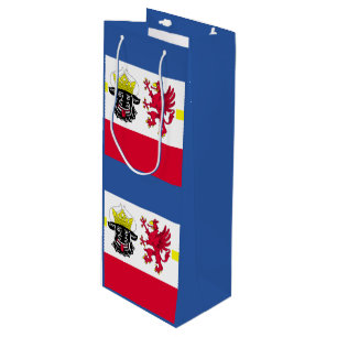 Sacola Para Vinho Bandeira do Meclemburgo-Pomerânia Ocidental - Pres