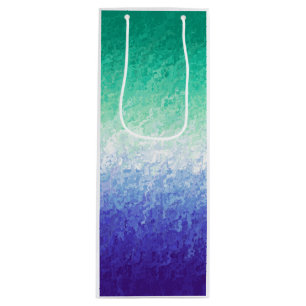 Sacola Para Vinho Bandeira do Orgulho MLM Abstrata Grunge Homens que