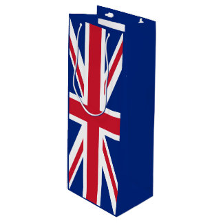 Sacola Para Vinho Bandeira do Reino Unido