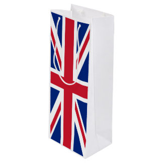 Sacola Para Vinho Bandeira do Reino Unido