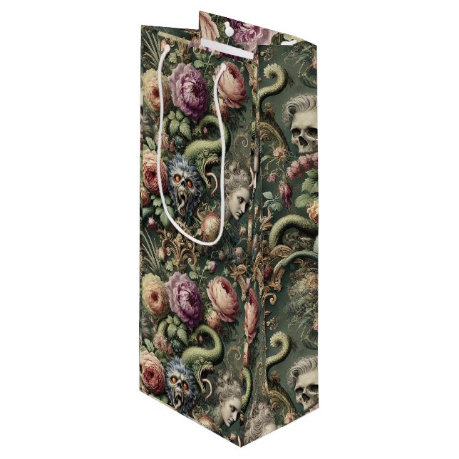 Sacola Para Vinho Baroquing Boundaries - Gótico Vitoriano (Frente inclinada)