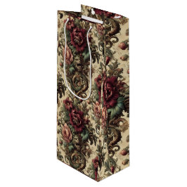 Sacola Para Vinho Beastly Buquê - Vitoriano Gótico