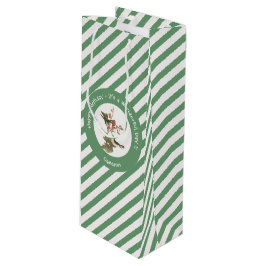 Sacola Para Vinho Beija-flor-de-garganta-rubi, aniversário ou outro 