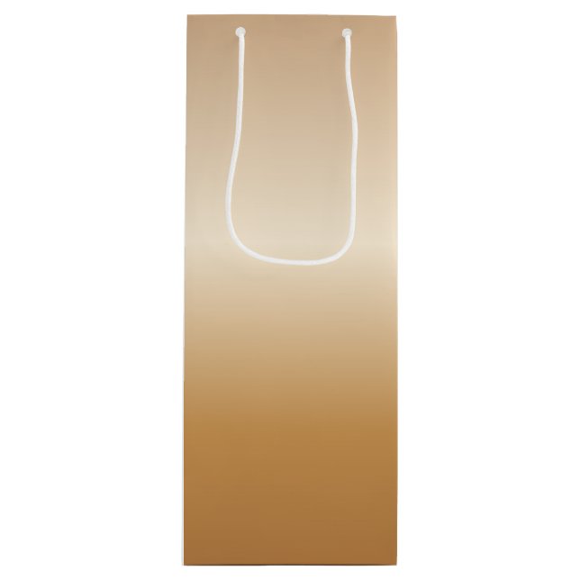 Sacola Para Vinho Bels de cobre metálicas (Frente)