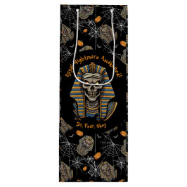 Sacola Para Vinho 🖤 Black Pharaoh Mummy Gift 🎃 👑