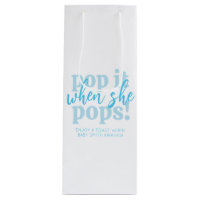 Blue Pop It When She Pops Baby Shower Favor
