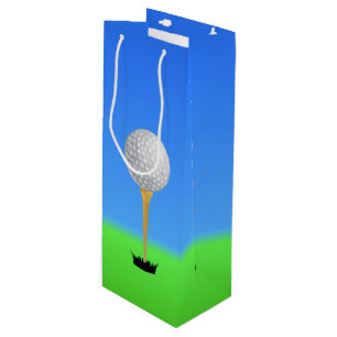 Sacola Para Vinho Bola de Golfe em um Teto