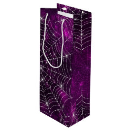 SACOLA PARA VINHO BOLETIM COM ARANHA DE ARANHA DE PRATA