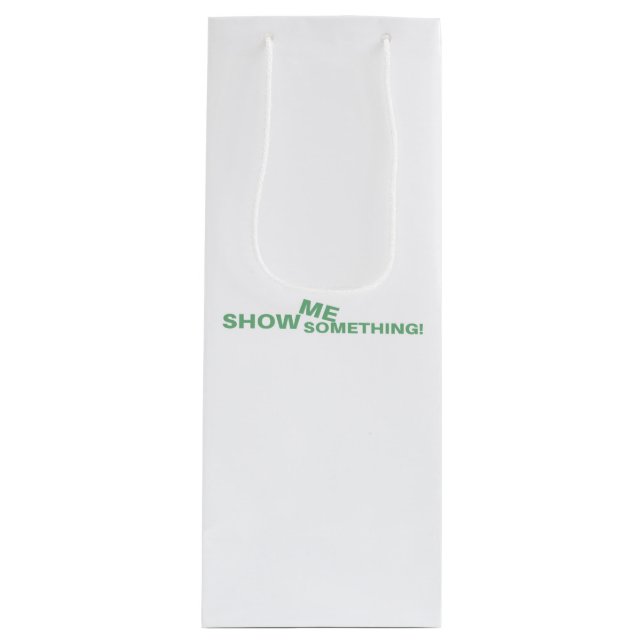 SACOLA PARA VINHO BOLSA DE CHAMPAGNE DE OG SMS (Frente)