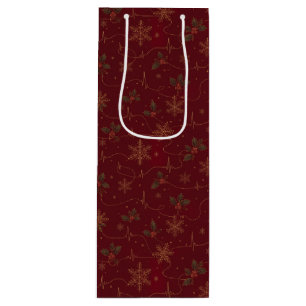 Sacola Para Vinho Bolsa de Natal de Cardiologia EKG ECG Eletrocardio